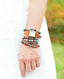 Mineral Matrix Wrap Bracelet