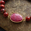 Rhodochrosite Radiance Wrap Bracelet