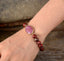 Rhodochrosite Radiance Wrap Bracelet