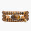 Feline Gleam Wrap Bracelet