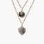 Labradorite Dual Drop Necklace