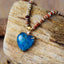 Heart of the Ocean Apatite Necklace