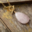 Soothing Rose Quartz Drop Necklace