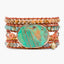 Aqua Aura Wrap Bracelet