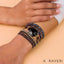 Onyx Guardian Wrap Bracelet