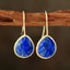 Ethereal Blue Teardrop Earrings