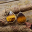 Sunset Amber Drop Earrings