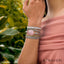 Blush Harmony Wrap Bracelet