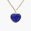 Blue Heartbeat Pendant Necklace