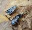 Midnight Glow Agate Earrings