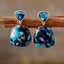 Vibrant Jasper Stud Earrings