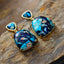 Vibrant Jasper Stud Earrings