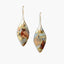 Rustic Terrain Jasper Petal Earrings