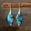 Ocean Breeze Jasper Petal Earrings