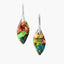 Vibrant Jasper Petal Drop Earrings