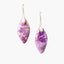 Lavender Fields jasper Petal Earrings