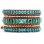 Turquoise Temple Pilgrim Wrap Bracelet