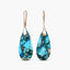 Deep Blue Teardrop Earrings