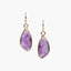 Amethyst Whisper Droplet Earrings