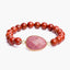 Rhodochrosite Radiance Wrap Bracelet