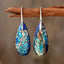 Deep Sea Teardrop Earrings