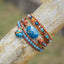 Azure Intuition Wrap Bracelet