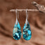 Deep Blue Teardrop Earrings