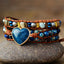 Deep Sea Heart Wrap Bracelet