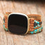 Regal Turquoise Weave Fitbit Watch Strap